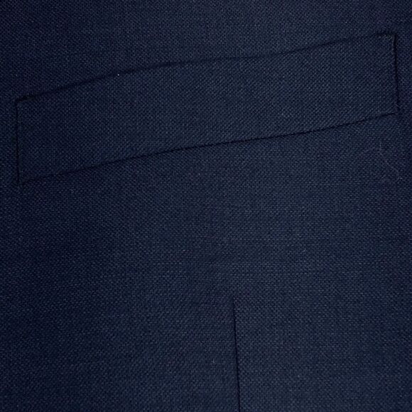 Pronto Uomo Platinum Wool Blazer Navy Blue 2 Vent 48 50 L Executive Fit - Picture 4 of 16